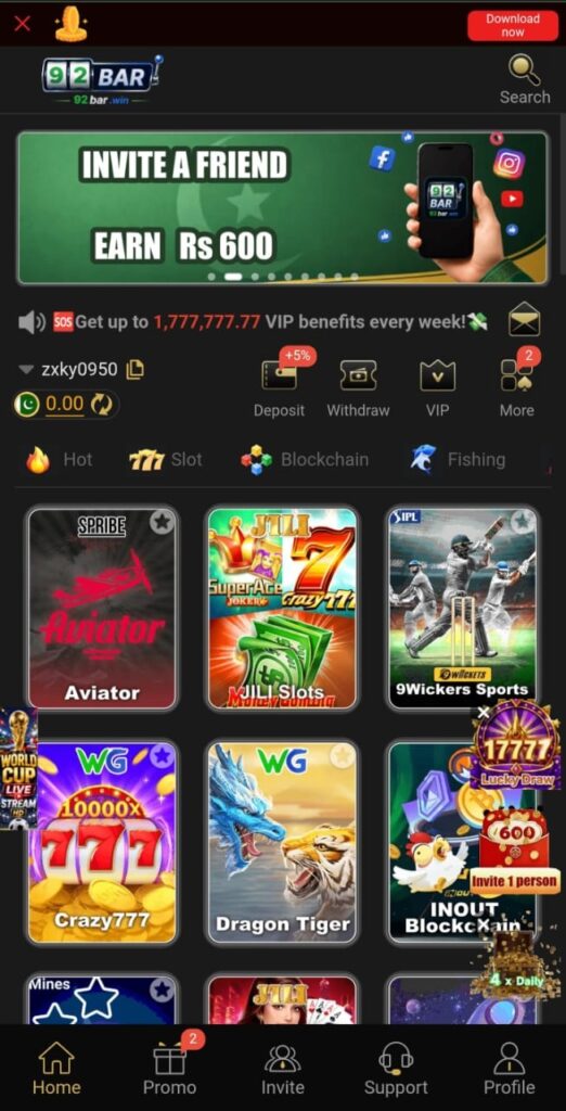 92Bar Game
